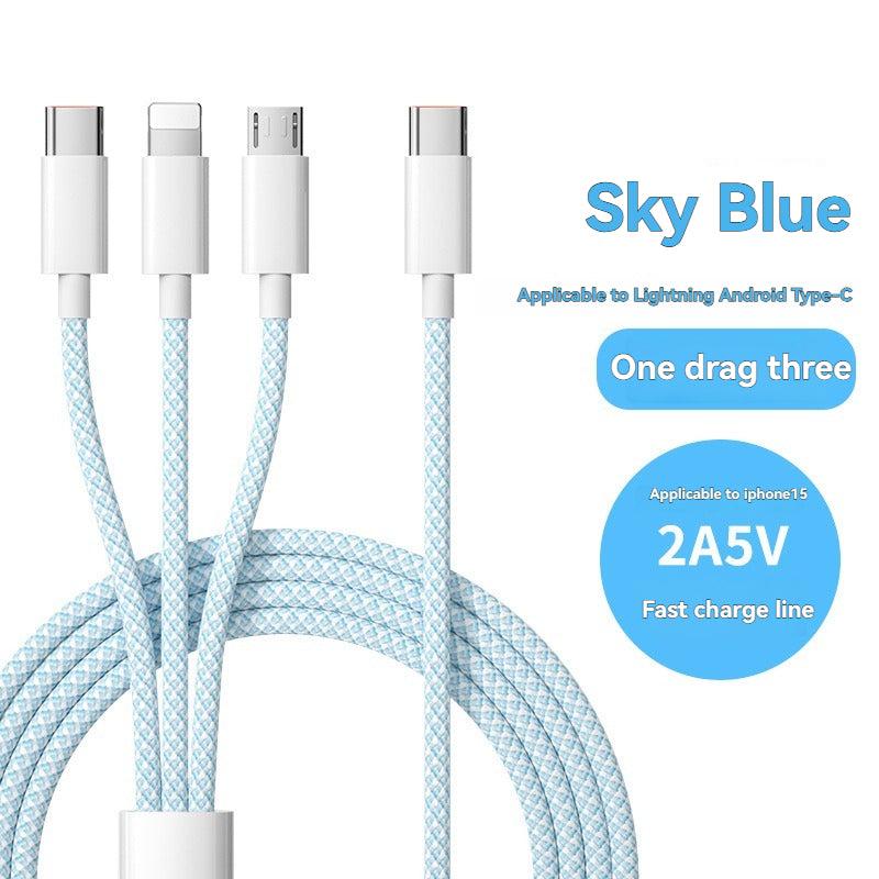 Double Type-C One-to-three Fast Charge Data Line
