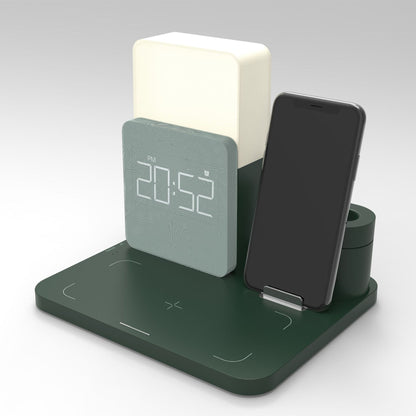 4 In 1 Wireless Charger with Alarm Clock