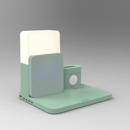 4 In 1 Wireless Charger with Alarm Clock