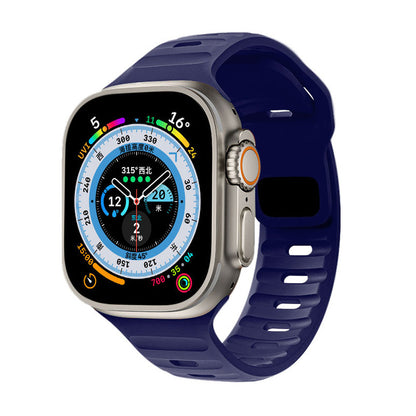 Apple Iwatch S9 Square Buckle Silicone Strap