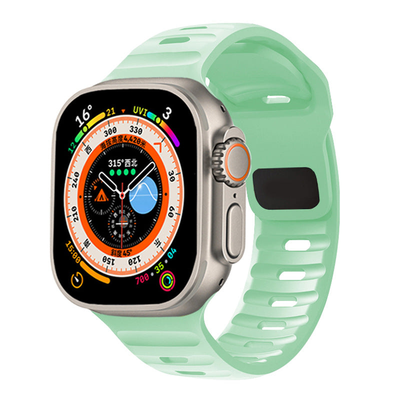 Apple Iwatch S9 Square Buckle Silicone Strap