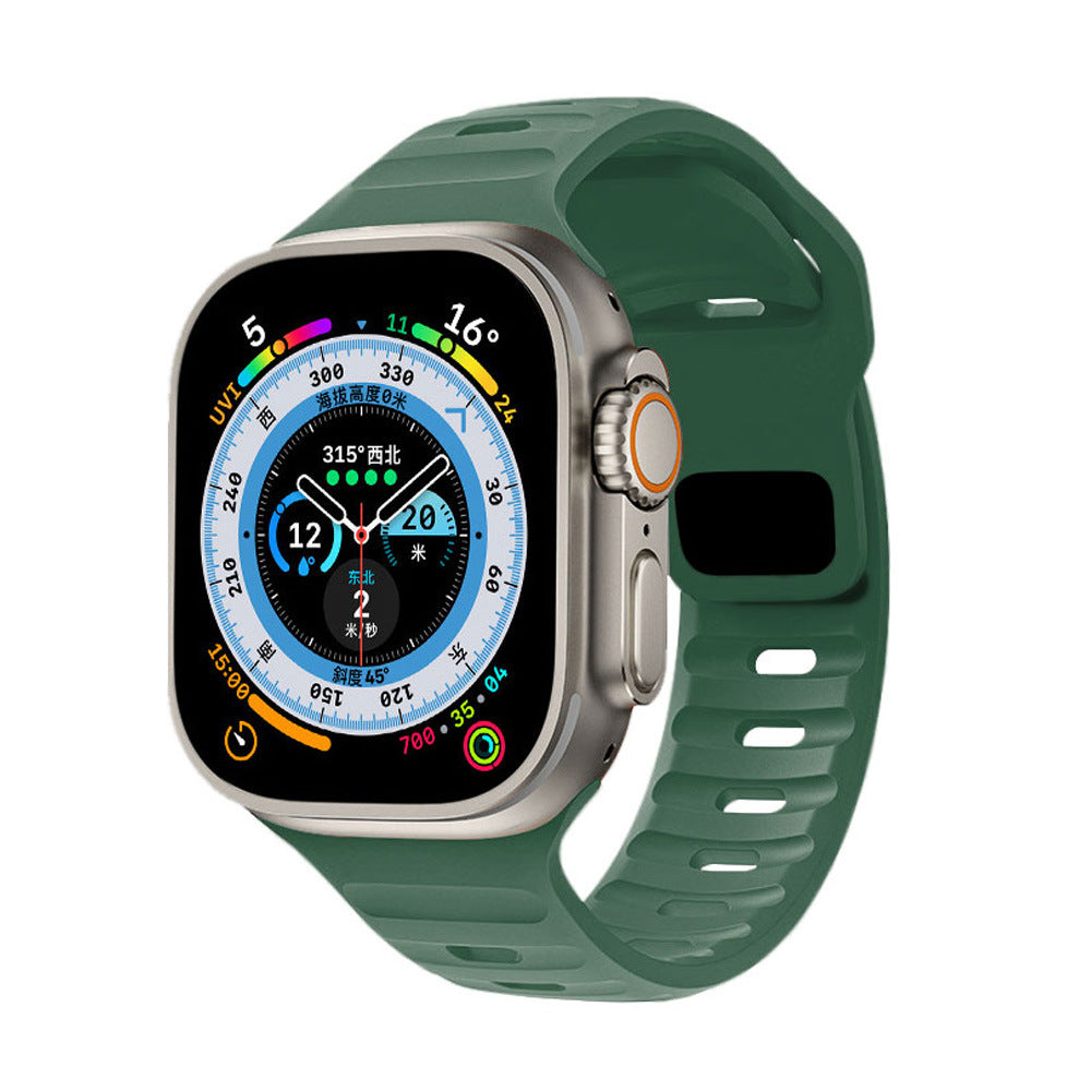 Apple Iwatch S9 Square Buckle Silicone Strap