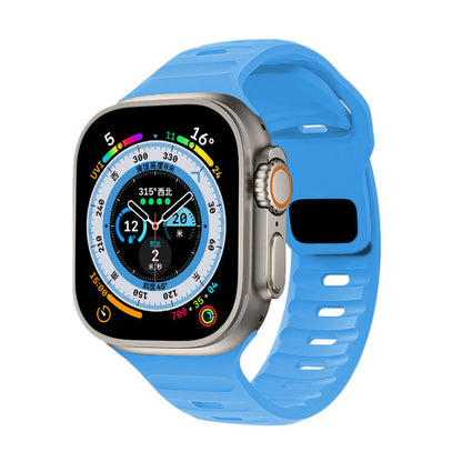 Apple Iwatch S9 Square Buckle Silicone Strap