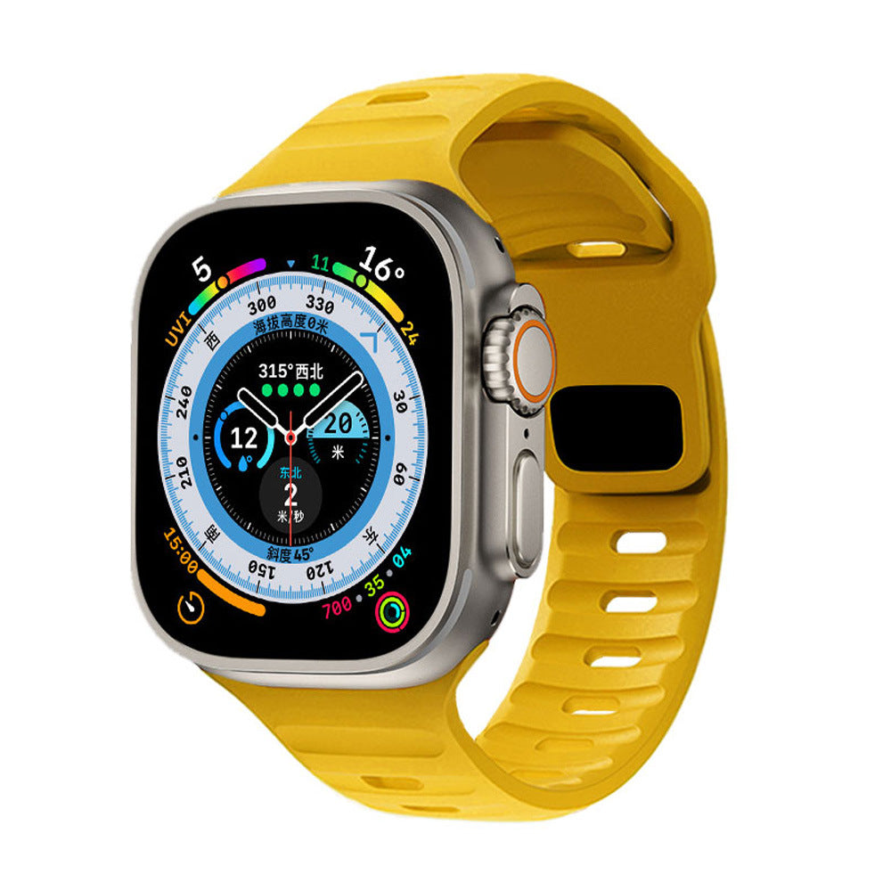 Apple Iwatch S9 Square Buckle Silicone Strap