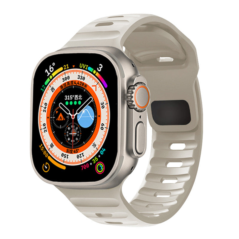 Apple Iwatch S9 Square Buckle Silicone Strap