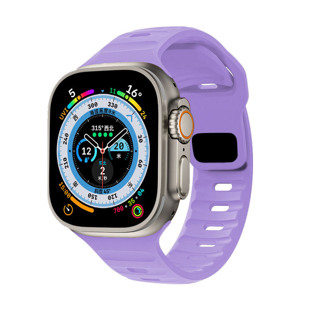 Apple Iwatch S9 Square Buckle Silicone Strap
