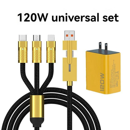 120w Fast Charging Head Data Line Suit