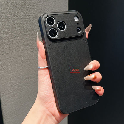 Plain Leather Pattern Phone Case