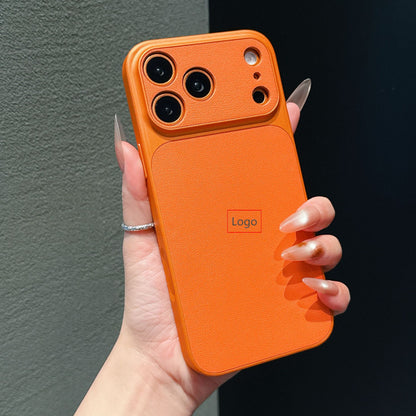 Plain Leather Pattern Phone Case